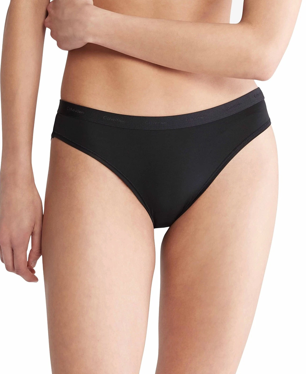 NWT Calvin Klein Women's Form To Body Bikini Underwear Panty QF6761 Black Large